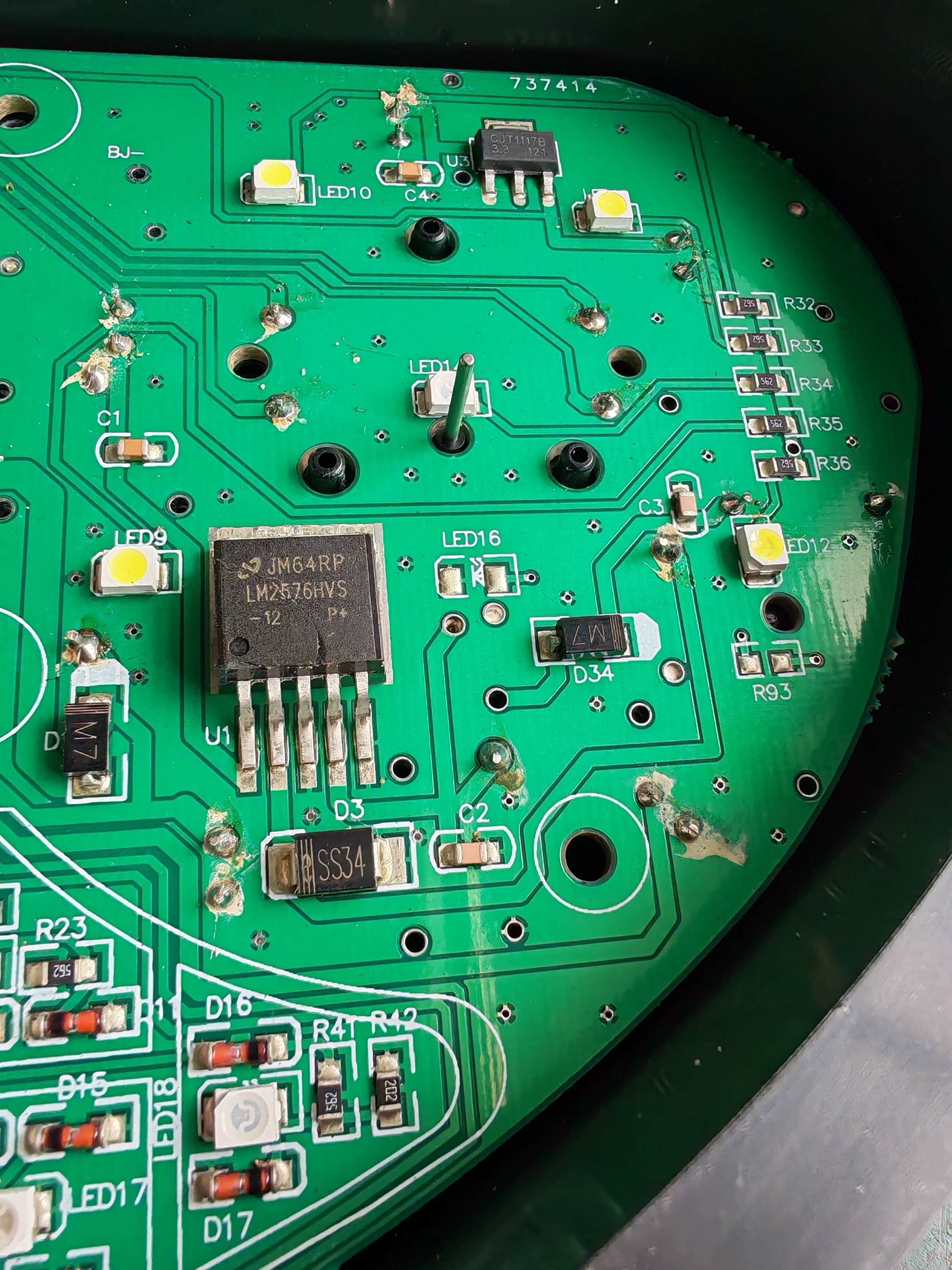 LM2576HVS-12 LM2576HVS 12V TO-263贴片 汽车仪表稳压降压管