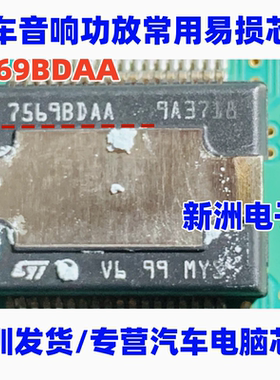 7569BDAA TDA7569BDAA 汽车功放音响芯片SSOP36 进口现货