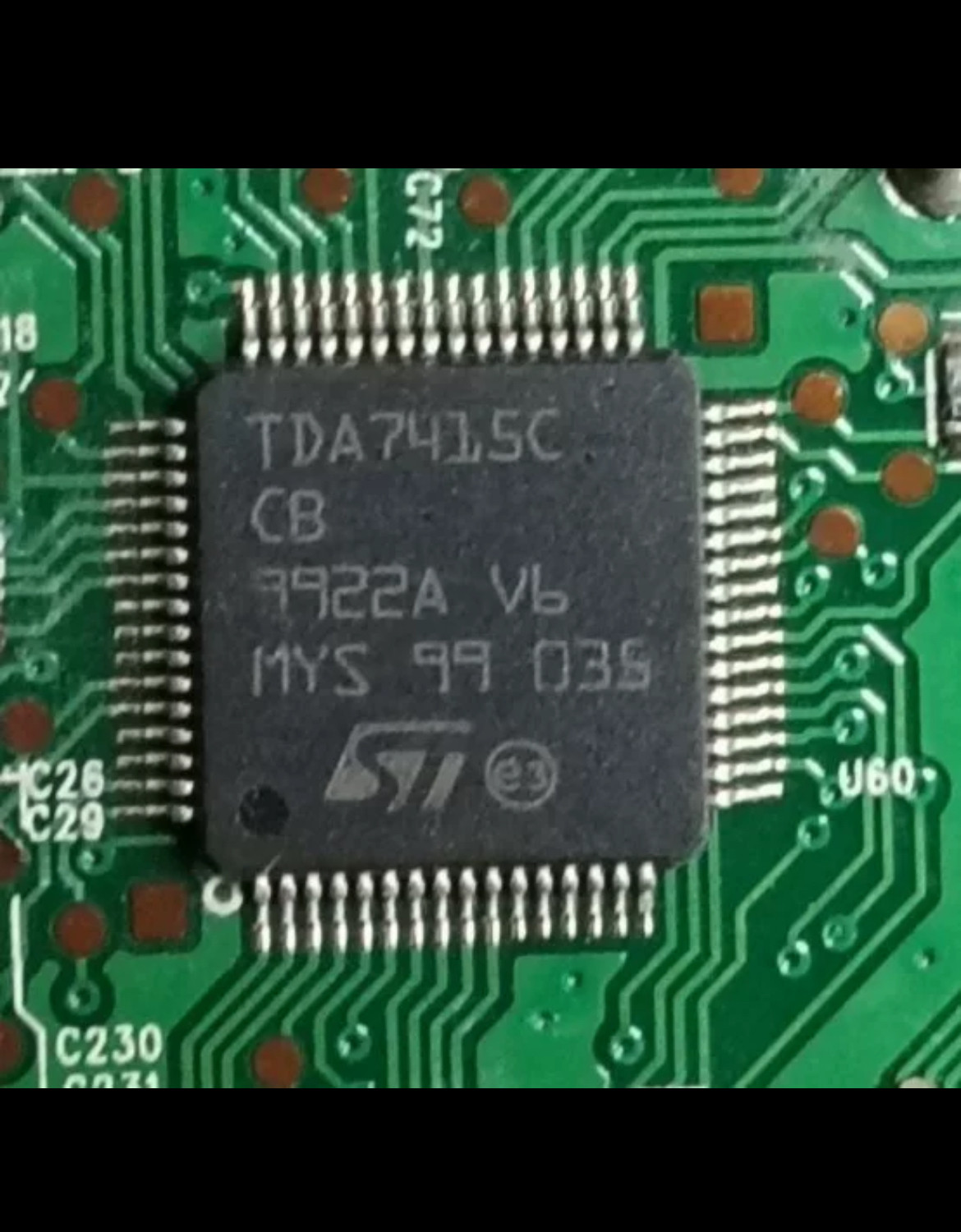 TDA7415C TDA7415CCB 汽车收音机多媒体信号处理器 可直拍