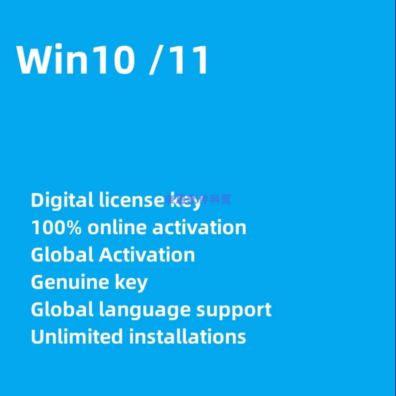 正版windows 10 /11 Pro专业版家庭中文版OEM教育工作站激活密钥