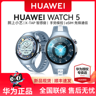 华为WATCH 5智能手表esim独立通话十周年款ECG心电分析微高血糖风险评估体检运动健康官方旗舰正品