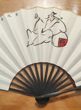 李白将进酒书法扇 酒文化 酒友礼物 酒品牌周边 酒店酒馆字号定制