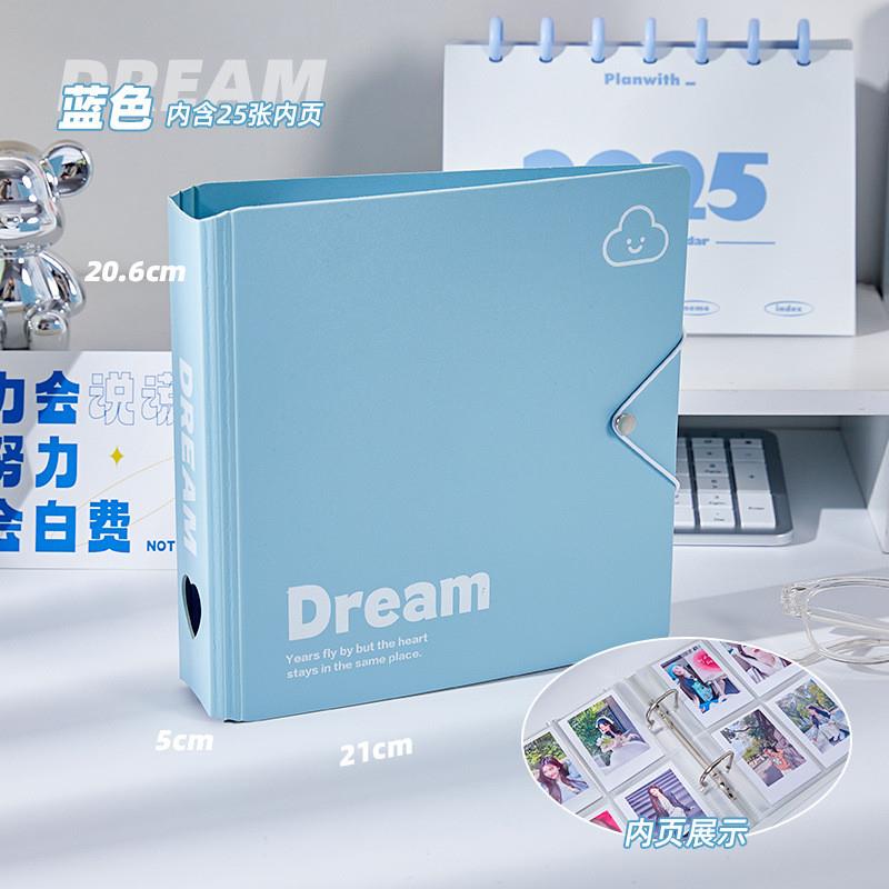 大容量4追星收纳册活页卡册9宫格外壳挡板小卡4格拍立得相册