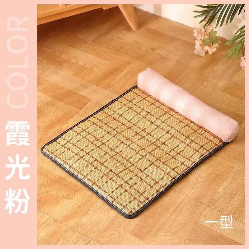 猫窝四季通用狗窝夏季猫咪亚麻凉席窝垫子小型犬方形凉窝宠物用品