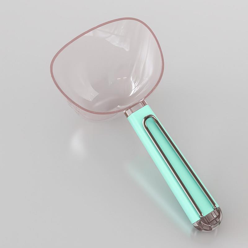 家用厨房量米勺米铲二合一封口粮勺五谷杂粮面粉烘焙量勺标有刻度