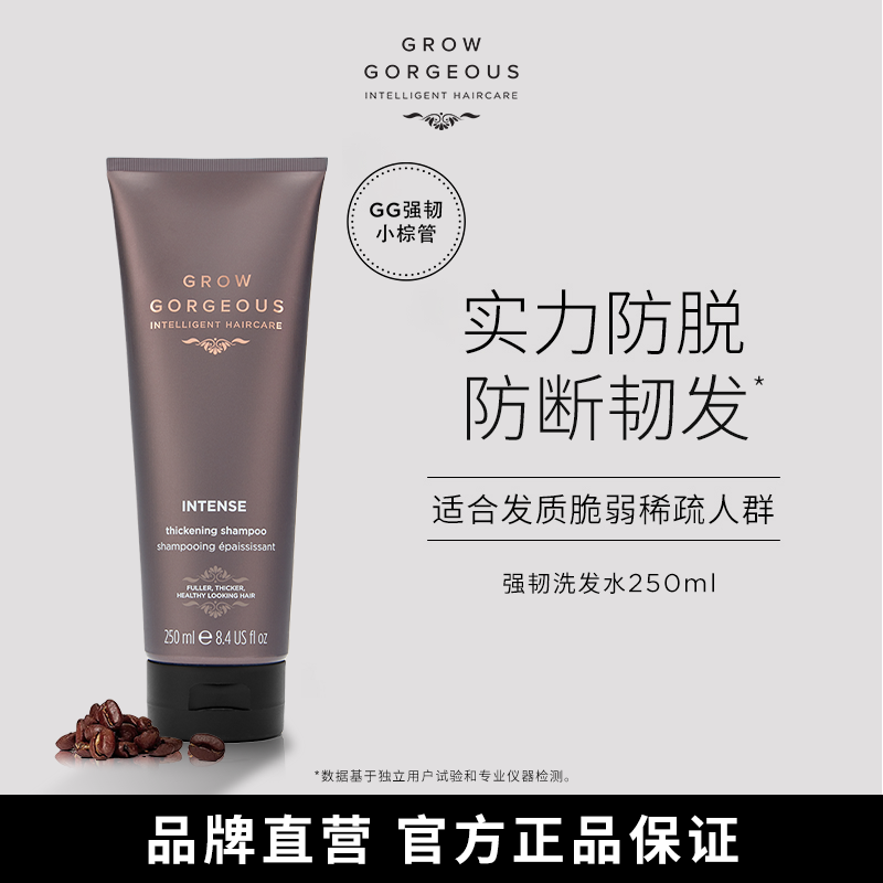 Grow Gorgeous强韧发丝防脱洗发水250ml小棕管滋养保湿减少掉发属于什么档次？
