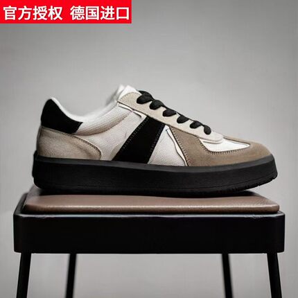 季乔舟正熊猫德训鞋男2026旅游鞋厚底增高运动休闲板鞋百搭潮鞋子
