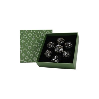 【桌游乱炖】LPG Dice Dragon Rage Dice Set Tarnished Gold