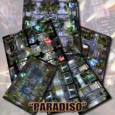 【桌游乱炖】Infinity: Paradiso Geomorphic Tile Set