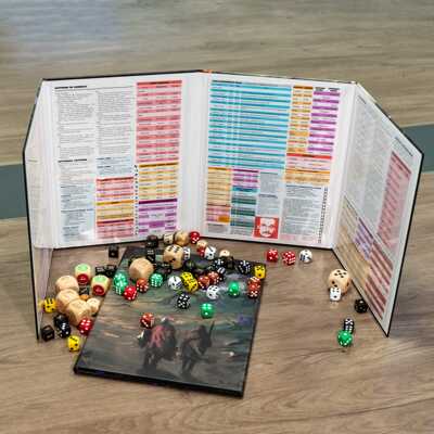 【桌游乱炖】通用纸质 主持人帷幕 TRPG跑团 克苏鲁 龙与地下城