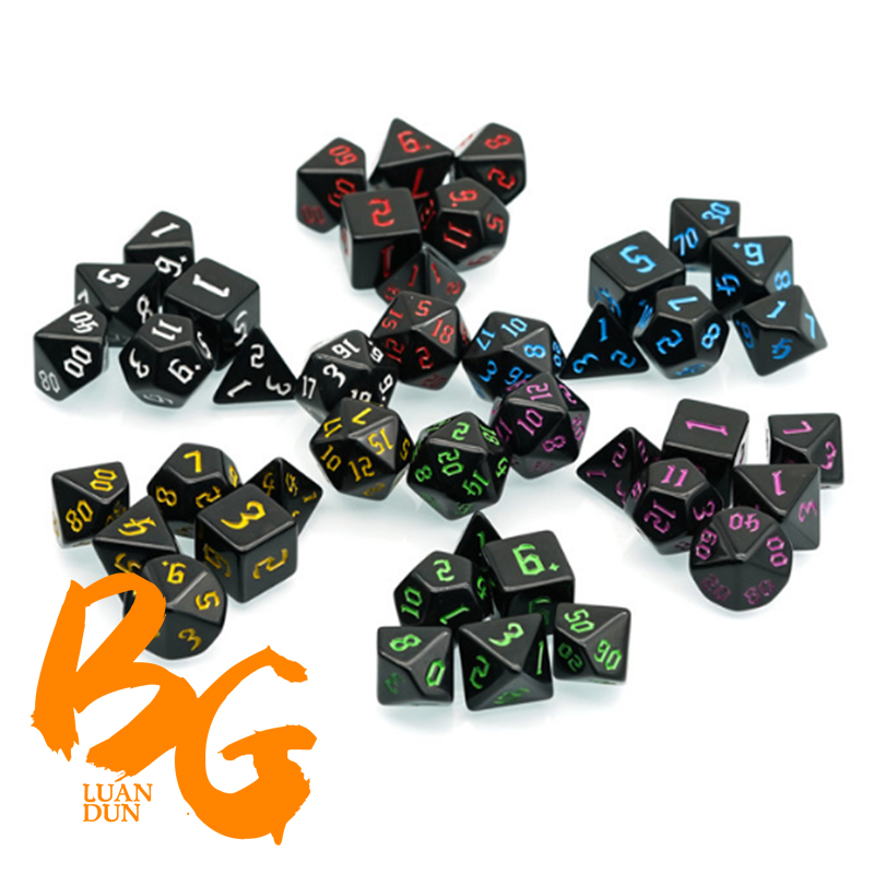 桌游乱炖跑团骰子六色基础