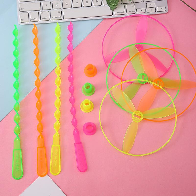 热卖手推飞碟飞盘飞天仙子益智儿童塑料玩具创意幼儿园小学生礼物