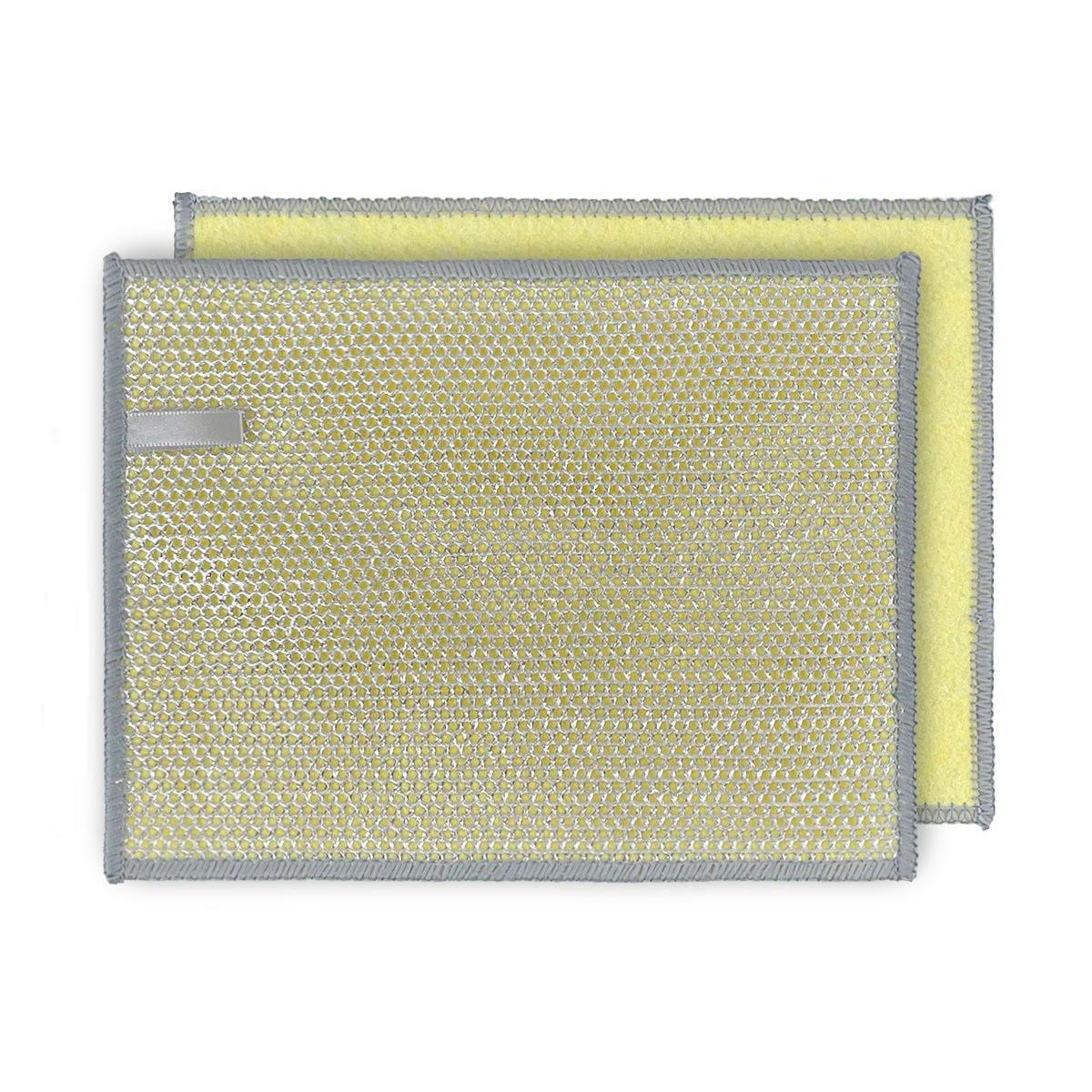 柔软细腻坚韧耐用优质银丝抹布洗碗布不沾油洗碗钢丝抹布涤纶布