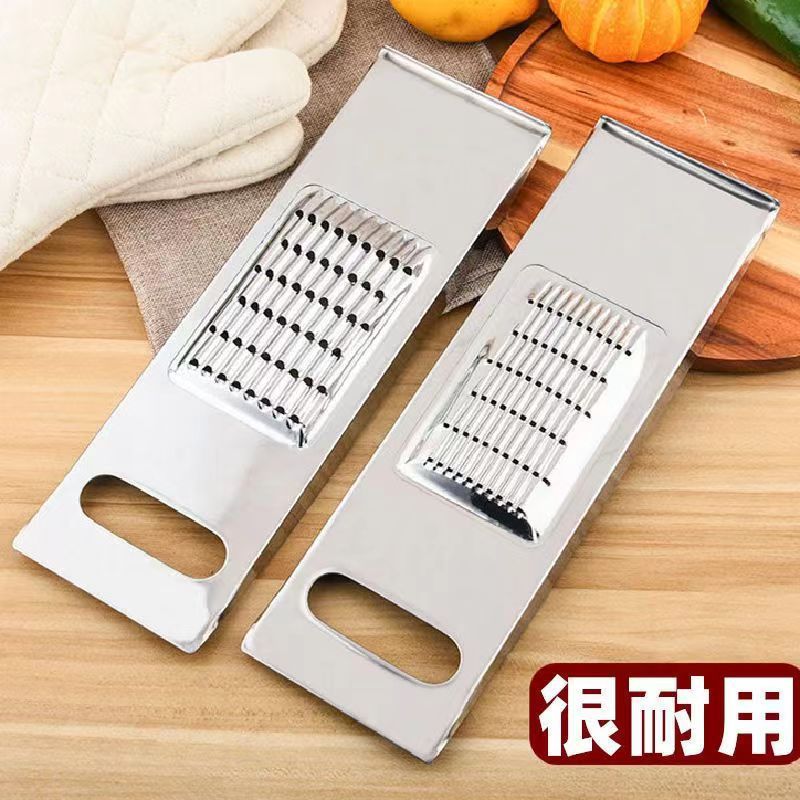 黄瓜丝擦板不锈钢擦丝器擦土豆丝切丝器瓜刨叉子家用萝卜丝刨