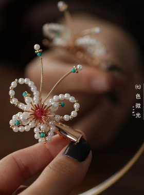 边夹女侧边可爱发夹小夹子日常
