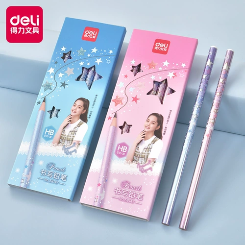 Deli 58147 Флэш -карандаш начальной школы используют детские детские тесты на рисунок. Нарисование специально предна