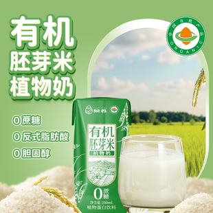 无麸质有机胚芽米奶米乳稻米奶儿童饮料敏宝桥本牛奶替代植物奶