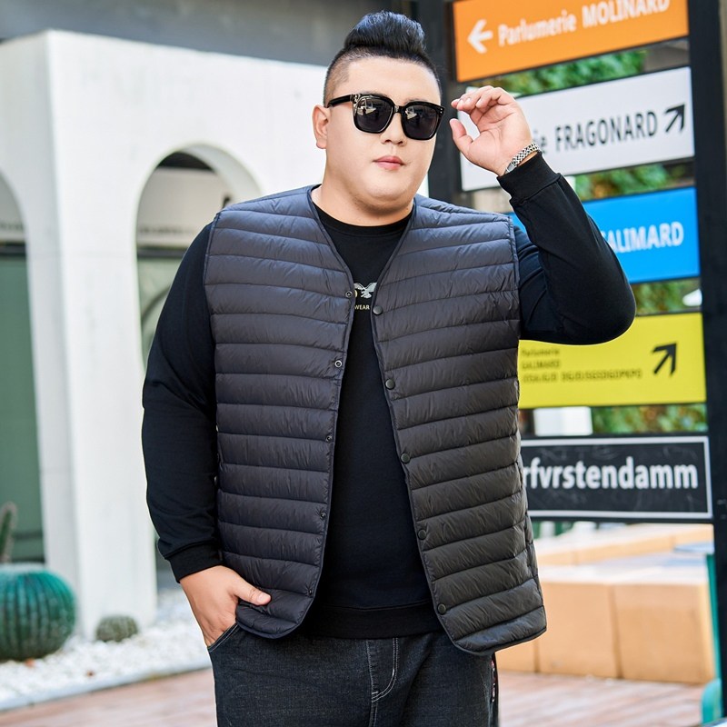胖男士背心马甲内胆内穿羽绒男装