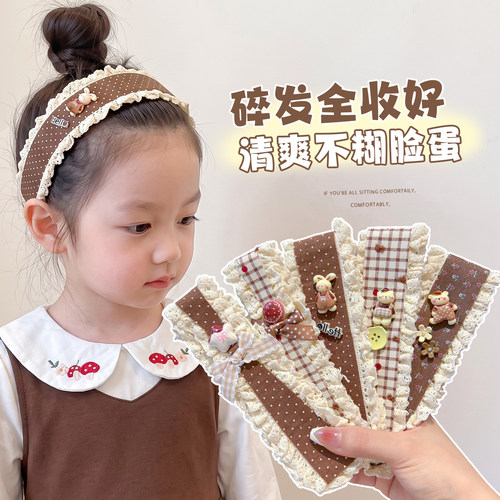 女童卡通可爱不伤发刘海贴