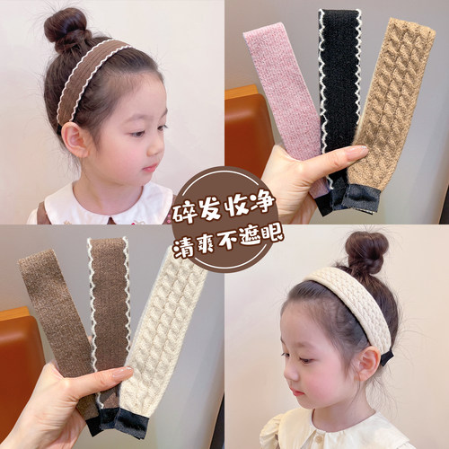 娃们小女孩洗脸不勒头头箍发饰