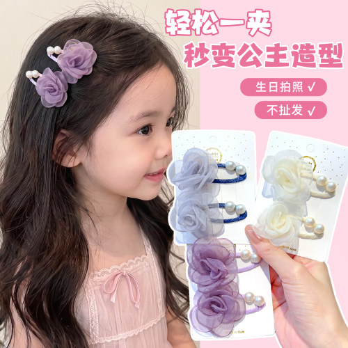 女童不扯发刘海侧边夹