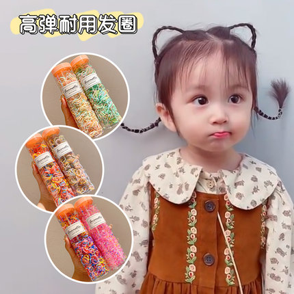 1000根宝宝发圈婴儿不伤发小号女孩儿童一次性橡皮筋高弹头绳发饰