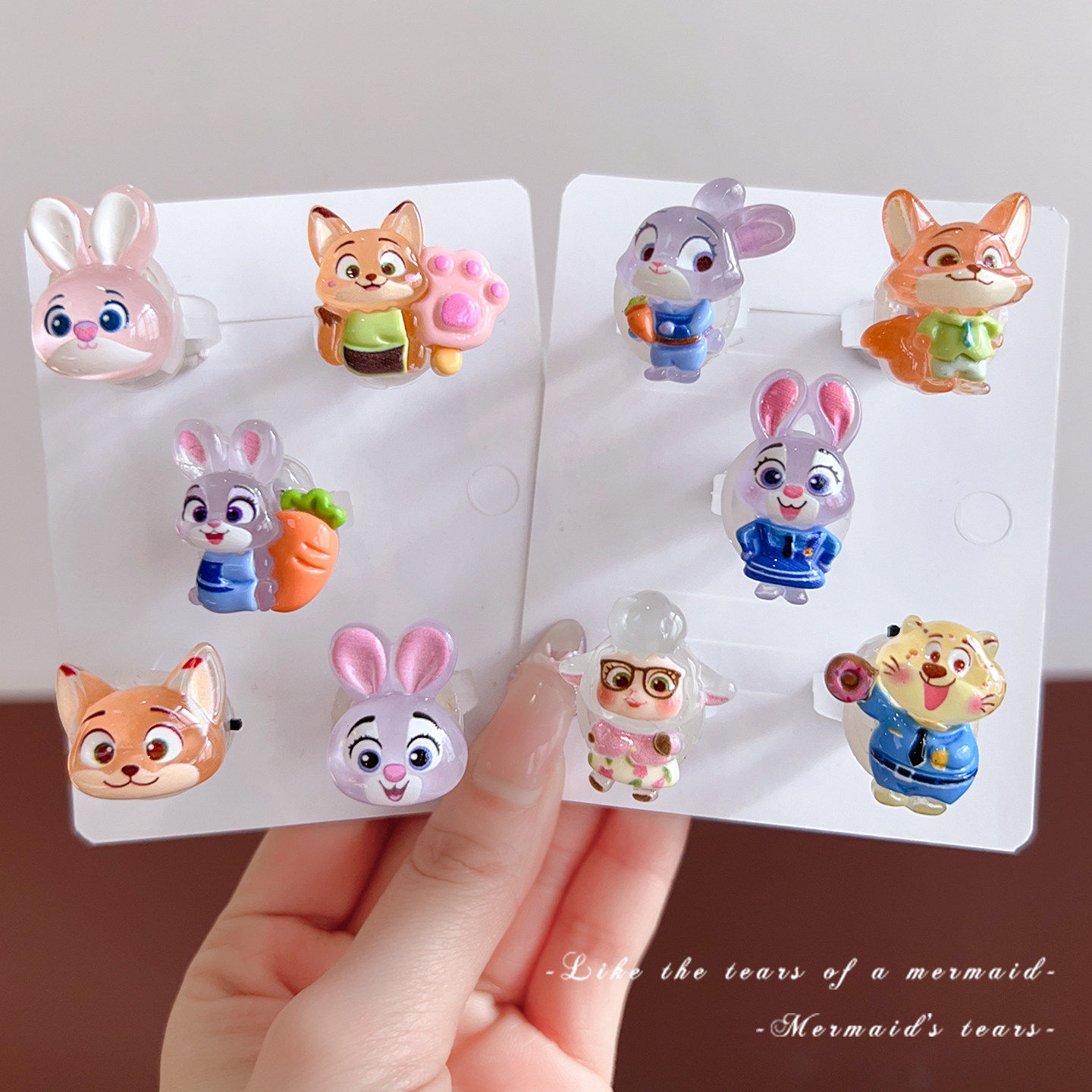 疯狂动物城儿童发光戒指兔子警官朱迪尼克宝宝玩具女童首饰套装,玩具/童车/益智/积木/模型,发光玩具,淘宝优惠券,粉丝福利购,淘宝优惠卷