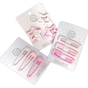 多巴胺星星发夹女2023新款五角星小发卡儿童刘海夹碎发bb夹子头饰