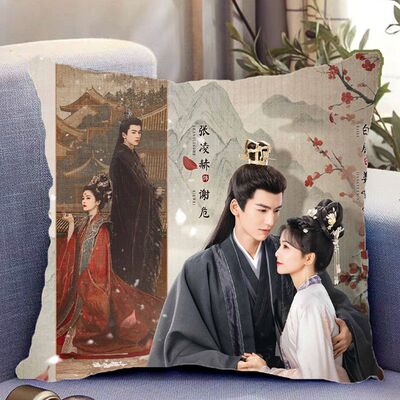 宁安如梦双面抱枕张凌赫白鹿周边带枕芯靠枕靠垫枕头生日礼物定制