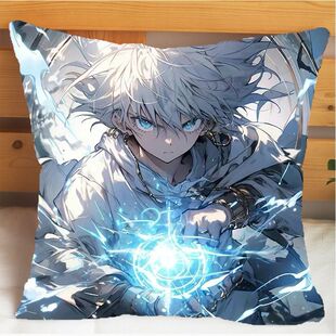 奇犽抱枕全职猎人二次元动漫枕头套卡通定制午睡玩偶靠枕生日礼物