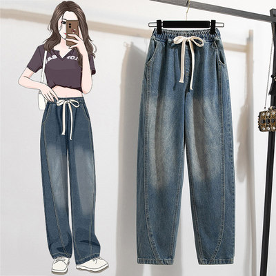 大码女裤2025秋季新款牛