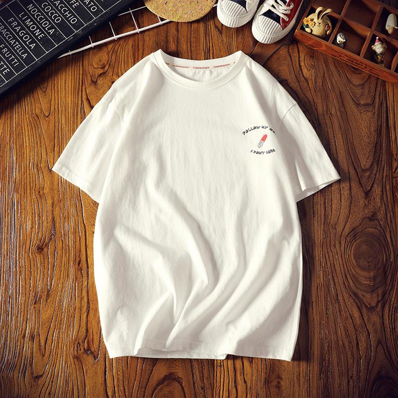 森系韩式大款夏款上衣日常大码百搭年轻面料男士t恤短袖宽松印字|ruв категории Мужская одежда, футболка - от Buy2taobao.com для оказания профессиональной услуги покупки агента Taobao