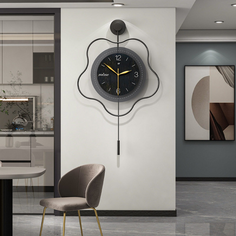 现代简约钟表客厅时尚家用装饰餐厅艺术网红个性时钟挂墙壁a0644