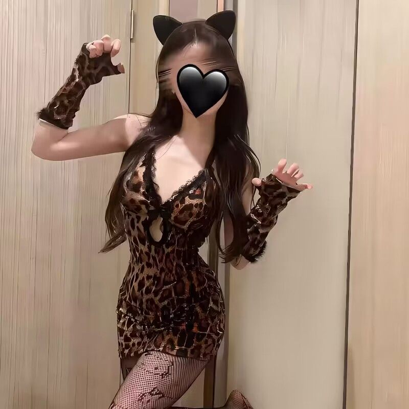 性感睡衣2025新款可爱纯欲小胸豹纹吊带包臀裙制服女睡裙套装短裙,女士内衣/男士内衣/家居服,睡裙,淘宝优惠券,粉丝福利购,淘宝优惠卷