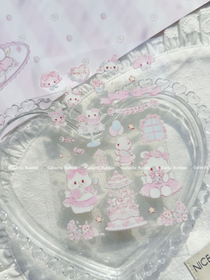 安妮系列自制转印贴纸防水防油耐磨可爱少女心手帐装饰小红书同款