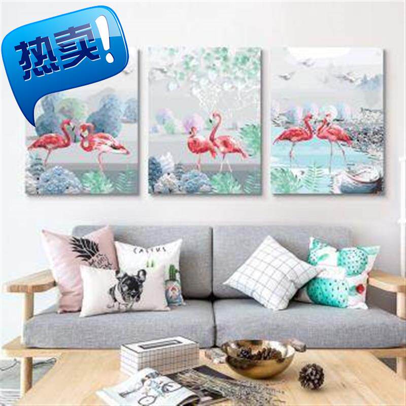 免婚礼简笔画作粘床头挂墙挂客厅油画装饰绘数字i组合竖家用简单|ruв категории Домашний быт, декоративная живопись, DIY/цифровой живописи - от Buy2taobao.com для оказания профессиональной услуги покупки агента Taobao