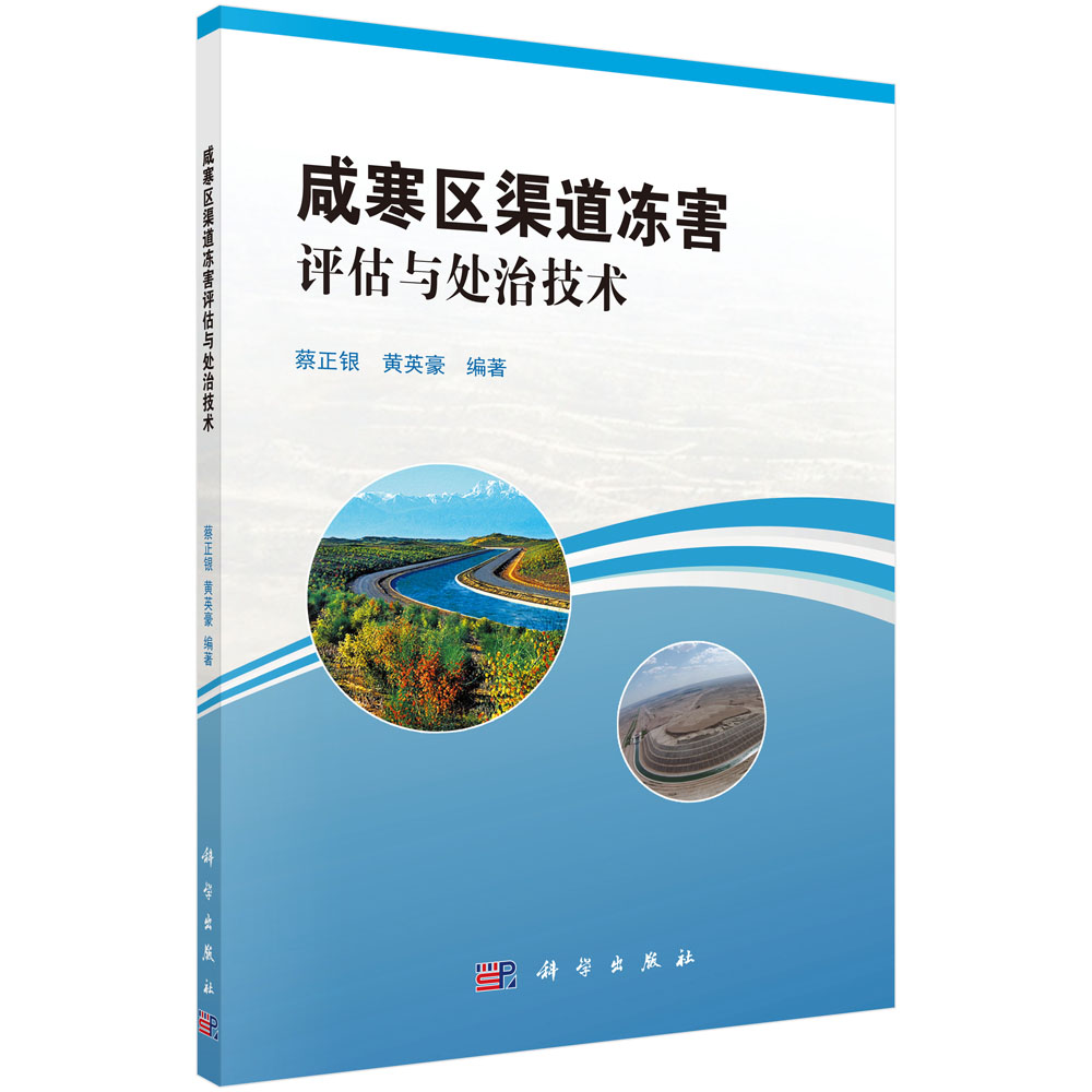 正版现货 咸寒区渠道冻害评估与处治技术 蔡正银 黄英豪编著 科学出版社