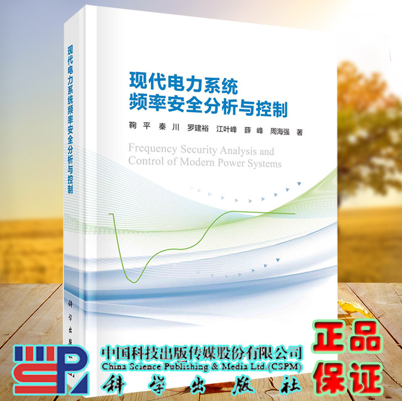正版现货 现代电力系统频率安全分析与控制 鞠平等 科学出版社 9787030597984