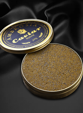 艾露诗 海博瑞鲟鱼鱼子酱即食500g优质高端生鲜大颗粒鱼籽1斤装