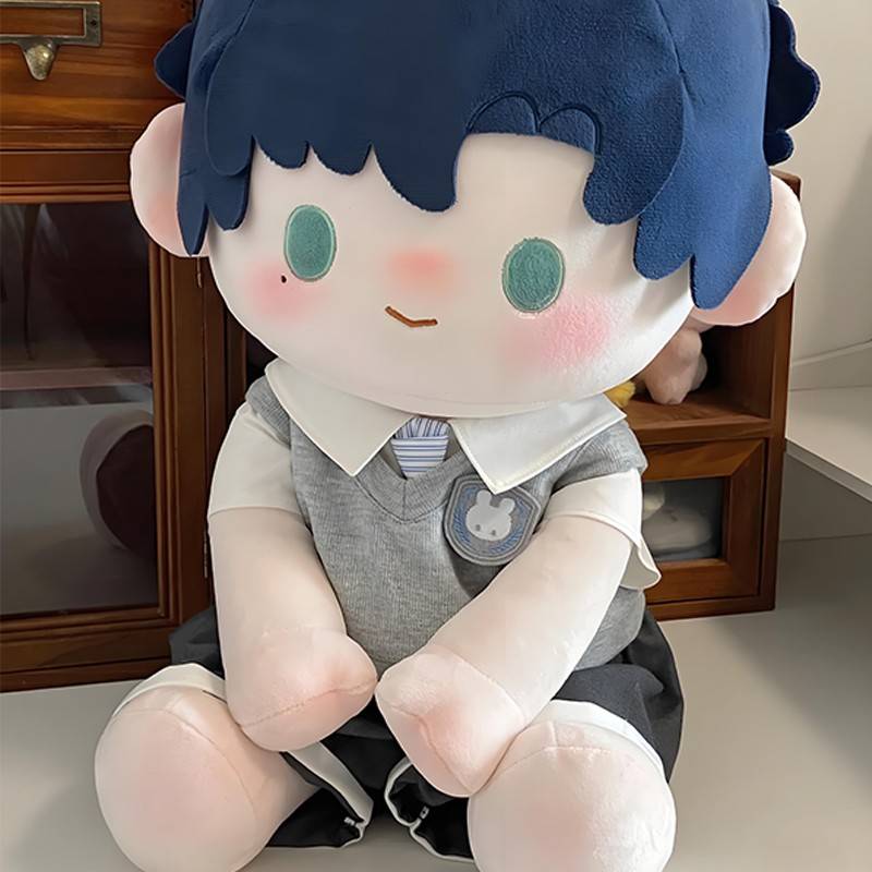 学院制服套装40cm坐姿棉花娃娃娃衣40厘米玩偶衣服无属性公仔替换
