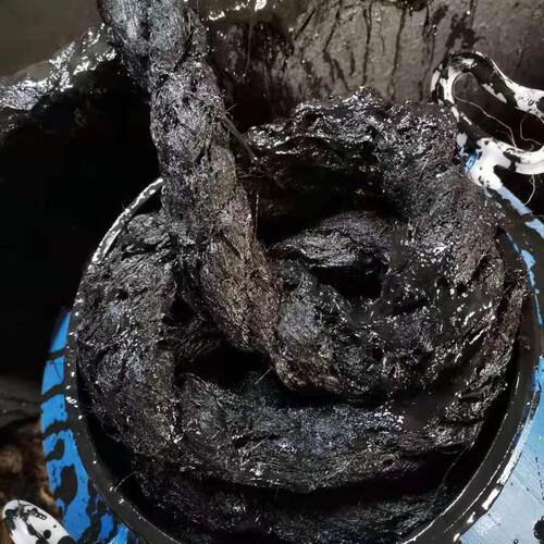 沥青麻筋30mm麻绳填缝沥青麻丝伸缩缝沥青麻絮沥青麻绳