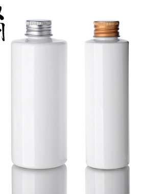 现货PET100ml150ml200ml白色平肩双层盖250ml300ml铝盖500g铅线盖