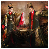 中式 古装 婚礼喜服皇帝皇后演出服 周制扶摇同款 出租汉服婚服汉式