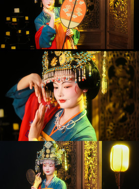 出租 李倕冠饰博物馆发簪华丽同款唐风汉服复原套装配额饰品服装