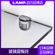 日本LAMP蓝普玻璃层板托夹4 10mm用家具柜玻璃层板托IT3020