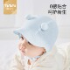婴儿帽子薄款 男宝宝小月龄胎帽新生儿遮阳帽婴幼儿护囟门帽 春夏季