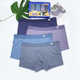 衩四角裤 4条装 内裤 润肤无痕莫代尔3A抗菌平角短裤 狄王燕窝裤 男士