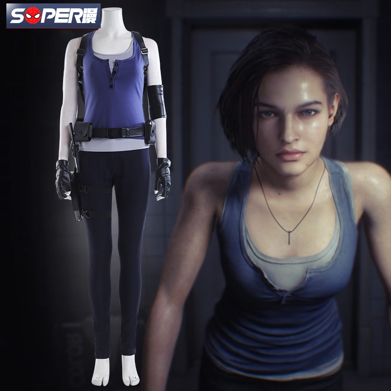 super漫生化危机3重置版吉尔cos服游戏同款jill全套cosplay服装