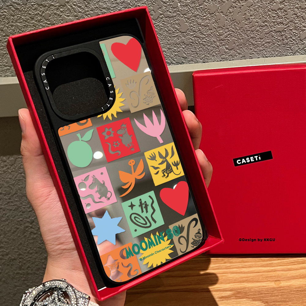 CASE联名80周年姆明Moomin河马适用iphone16pro手机壳17promax苹果15plus磁吸MagSafe镜面14日韩卡通13可爱12