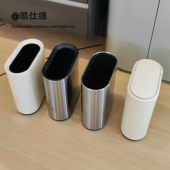 卫生间垃圾桶夹缝厕所专用窄缝不锈钢意式 极简风极窄卫生纸收纳桶